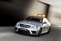 Mercedes C63 AMG Coupe Black Series DTM Safety Car 3/4 avant gauche travelling penché