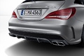 Mercedes CLA 45 AMG Shooting Brake gris diffuseur