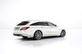 Mercedes CLS 63 AMG S Shooting Brake blanc 3/4 arrière droit