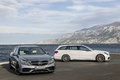 Mercedes E63 AMG MY2013 anthracite & Estate blanc