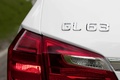 Mercedes GL63 AMG blanc logo GL63