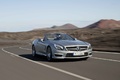 Mercedes SL63 AMG gris mate 3/4 avant droit travelling