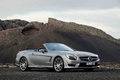 Mercedes SL63 AMG gris mate 3/4 avant droit