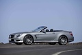 Mercedes SL63 AMG gris mate 3/4 avant gauche 2