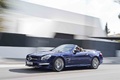 Mercedes SL65 AMG R231 bleu 3/4 avant gauche travelling