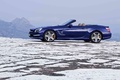 Mercedes SL65 AMG R231 bleu profil