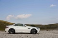 Mercedes SLK 55 AMG blanc profil 