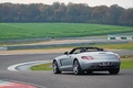 Mercedes SLS AMG Roadster anthracite satiné/mate 3/4 arrière gauche