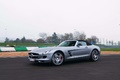 Mercedes SLS AMG Roadster anthracite satiné/mate travers travelling 5