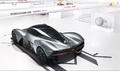 Aston Martin AM-RB 001 3/4 arrière gauche vue de haut