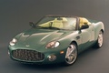 Aston Martin DB AR1 vert 3/4 avant gauche