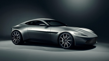 Aston Martin DB10 - grise - 3/4 avant droit