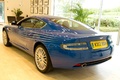 Aston Martin DB9 1M - bleue - 3/4 arrière gauche