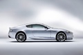 Aston Martin DB9 - argent - profil droit, coupé