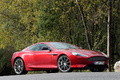 Aston Martin DB9 rouge 3/4 avant droit 2