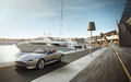 Aston Martin DB9 Volante MY2013 gris 3/4 avant gauche travelling 2