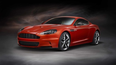 Aston Martin DBS Carbon Edition orange 3/4 avant gauche