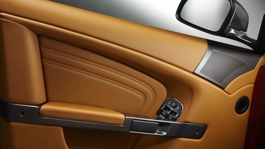 Aston Martin DBS Carbon Edition orange panneau de porte