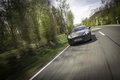 Aston Martin Rapide S gris face avant travelling penché