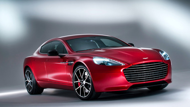 Aston Martin Rapide S - rouge - 3/4 avant droit