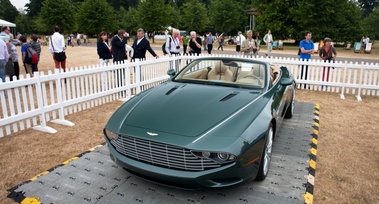 Aston Martin Spyder Zagato Centennial - vert - 3/4 avant droit