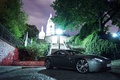 Aston Martin V12 Vantage anthracite 3/4 avant droit