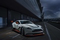 Aston Martin V12 Vantage GT3 blanc 3/4 avant droit