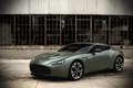 Aston Martin V12 Vantage Zagato vert 3/4 avant gauche