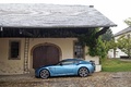 Aston Martin V12 Zagato bleu profil
