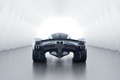 Aston Martin Valkyrie gris face arrière
