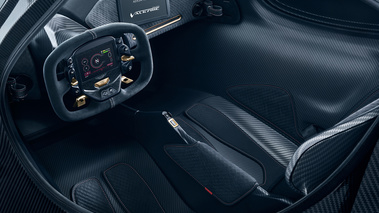 Aston Martin Valkyrie gris intérieur