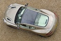 Aston Martin Vanquish beige vue du dessus