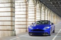 Aston Martin Vanquish bleu 3/4 avant gauche