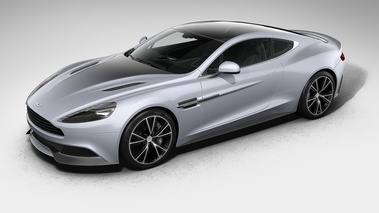 Aston Martin Vanquish Centenary Edition - argent - 3/4 avant gauche