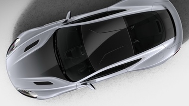 Aston Martin Vanquish Centenary Edition - argent - vue de dessus