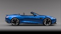 Aston Martin Vanquish S Volante bleu profil