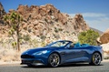 Aston Martin Vanquish Volante - bleue - 3/4 avant gauche