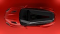 Aston Martin Vanquish Zagato Shooting Brake rouge vue du dessus