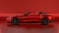 Aston Martin Vanquish Zagato Speedster rouge profil