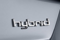 Aud A8 Hybrid bleu logo Hybrid