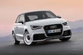 Audi A1 Quattro blanc 3/4 avant droit penché 2