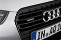 Audi A1 Quattro blanc logo Quattro calandre 