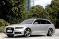 Audi A6 Avant 3.0 TFSI gris 3/4 avant gauche