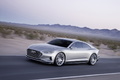 Audi Prologue Concept - Gris - 3/4 avant gauche dynamique