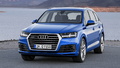 Audi Q7 2015 - Bleu - 3/4 avant gauche