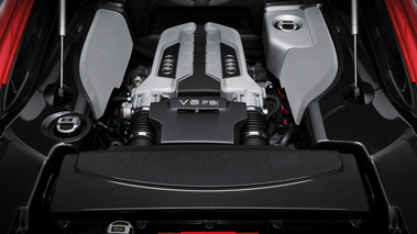 Audi R8 2013 - rouge - moteur