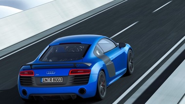 Audi R8 LMX - bleu - 3/4 arrière droit