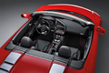 Audi R8 Spyder 2013 - rouge - habitacle, supérieur