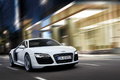 Audi R8 V10 2013 - blanche - 