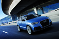 Audi RS Q3 Concept 3/4 avant droit travelling penché